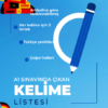 A1 Sınavı Kelime Listesi - Görsel 2