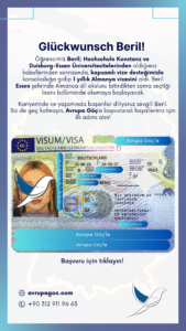 Beril - Almanya vizesi
