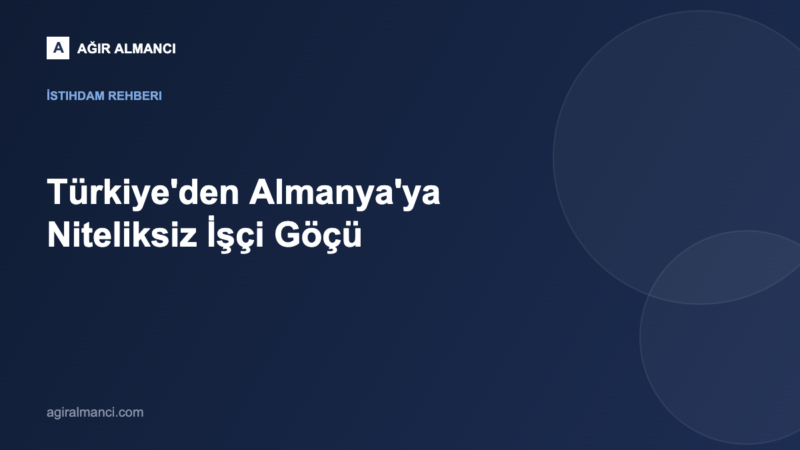 Türkiye'den Almanya'ya Niteliksiz İşçi Göçü blog yazısı kapak görseli
