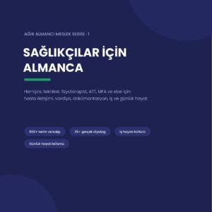 Sağlıkçılar İçin Almanca — E-Kitap (69 Sayfa PDF)